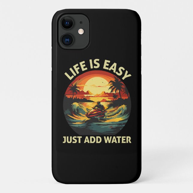 Classic Jet Ski skier Case-Mate iPhone Case (Back)