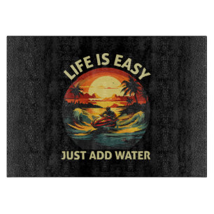 Classic Jet Ski skier Cutting Board