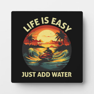 Classic Jet Ski skier Plaque