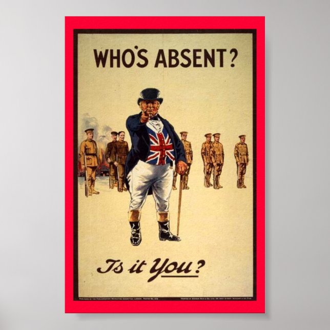 Classic John Bull Recruiting Poster (Front)