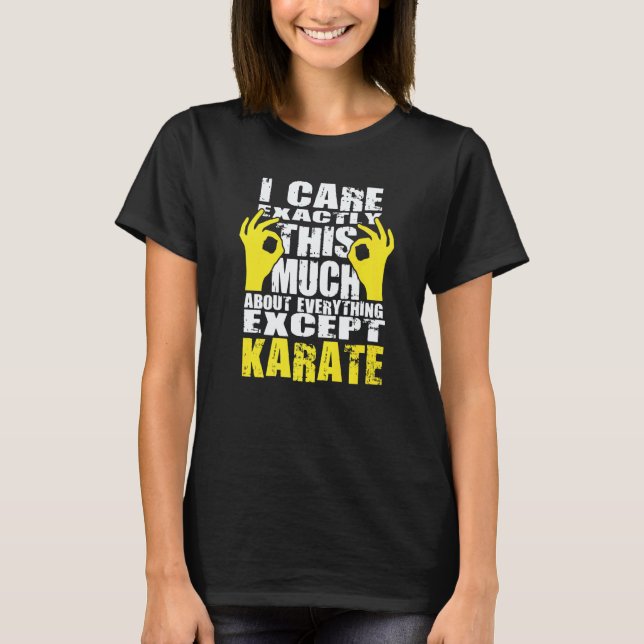 Classic Karate Karate  Design T-Shirt (Front)
