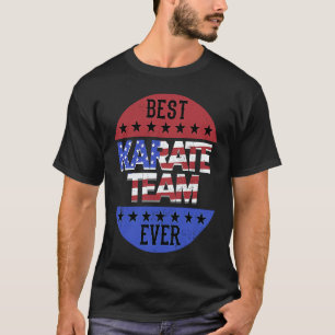 Classic Karate Team Independence Day Patriotic Kar T-Shirt