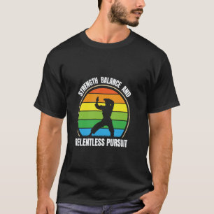 Classic Karate Training Strength Balance Sport Mar T-Shirt