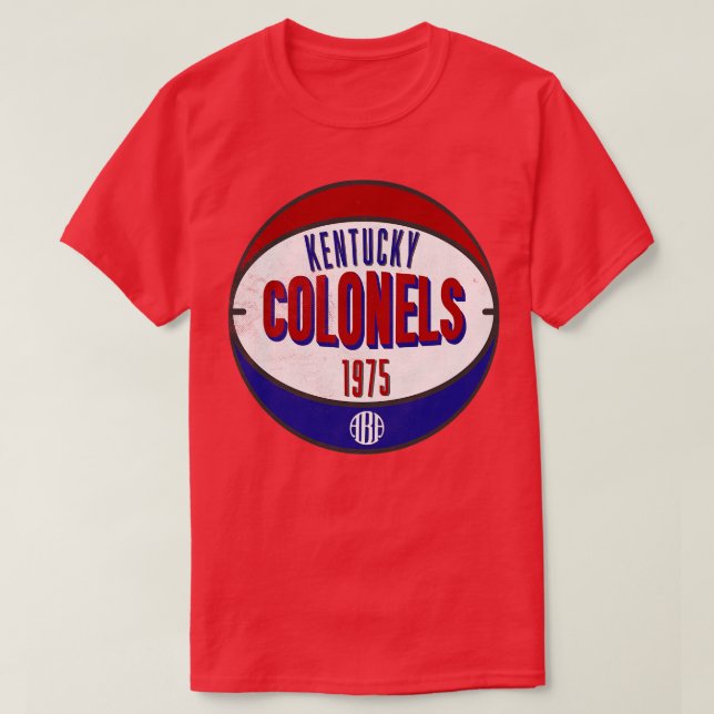 Classic Kentucky Colonels 1975 ABA Champions T-Shirt (Design Front)
