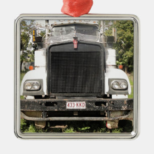 Classic Kenworth Truck Metal Tree Decoration