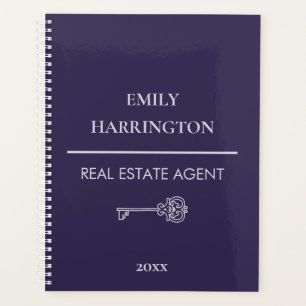 Classic Key Purple Real Estate Agent Planner