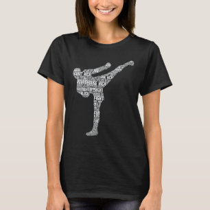 Classic Kickboxing Kickboxer Karate Men Kids Boys T-Shirt