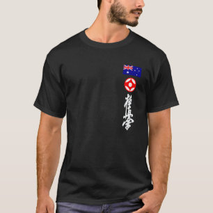 Classic Kyokushin Austra Karate Australian flag Ky T-Shirt