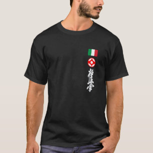 Classic Kyokushin Italy Karate Italian flag Kyokus T-Shirt