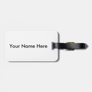Classic Lady Luggage Tag
