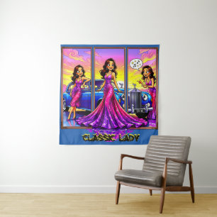 Classic Lady - Wall Art Tapestry