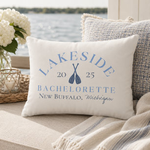 Classic Lake Bachelorette Girls Weekend Decorative Cushion