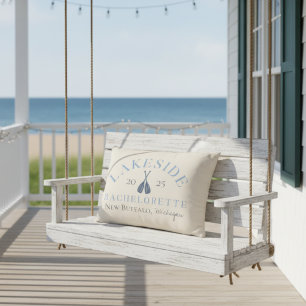 Classic Lake Bachelorette Girls Weekend Decorative Cushion