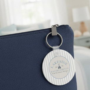 Classic Lake Bachelorette Girls Weekend Key Ring