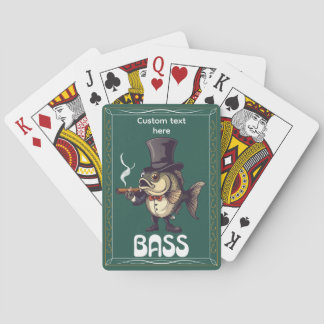 Classic Lake Largemouth Bass Tycoon  Playing Cards