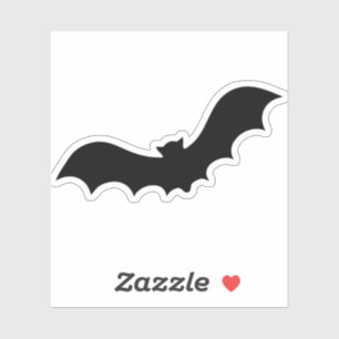 Classic Large Bat silhouette outline