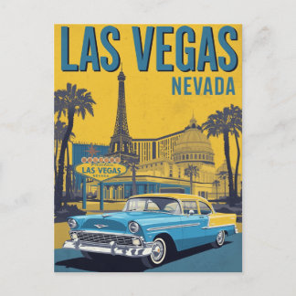 Classic Las Vegas Nevada Travel Postcard