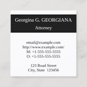Classic Law Professional Business Card