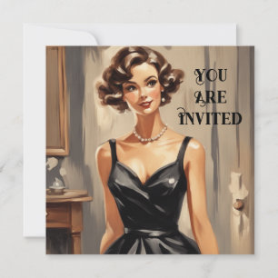 Classic LBD Card: Perfect for All Celebrations Invitation