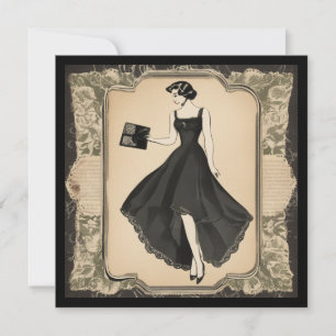 Classic LBD Card: Timeless Elegance in Every Note Invitation