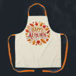 classic leaves & Happy Autumn  Apron<br><div class="desc">.</div>