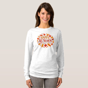 classic leaves & Happy Autumn T-Shirt
