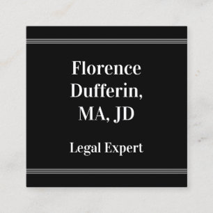 Classic, Legal Professional Business Card