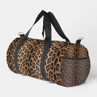 🐆 Classic Leopard Print Luxury Fashion Style 🐆 Duffle Bag