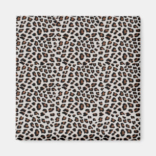 Classic Leopard Print Pattern Magnet