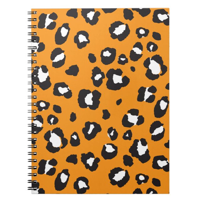 Classic Leopard Print Pattern Notebook (Front)