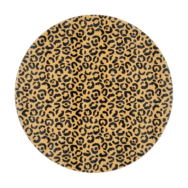 Classic Leopard Series Design 14 Cutting Board (Front)