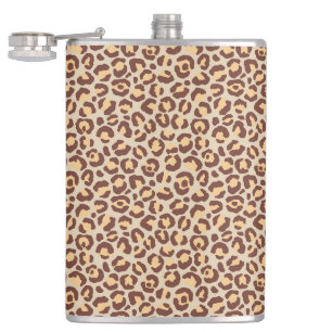 Classic Leopard Series Design 1 Hip Flask