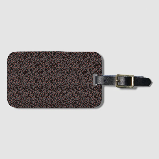 Classic Leopard Series Design 2  Luggage Tag (Front Horizontal)