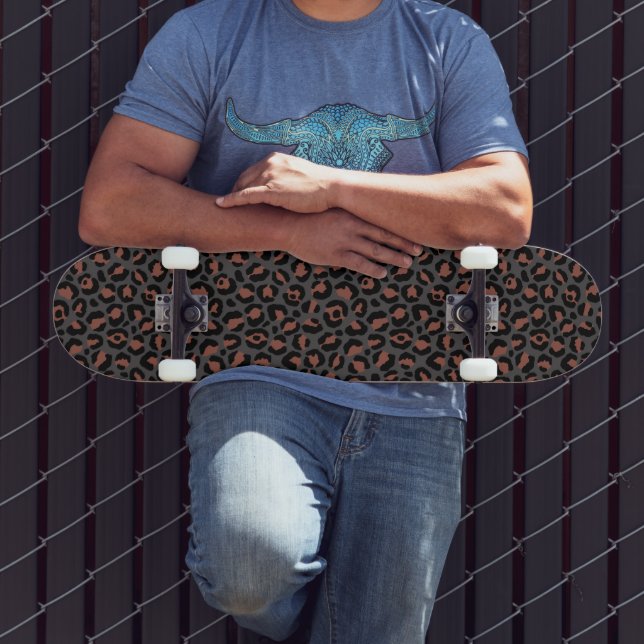 Classic Leopard Series Design 2 Skateboard (Outdoor 3)