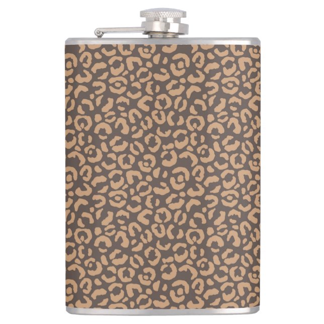 Classic Leopard Series Design 3    Hip Flask (Front)