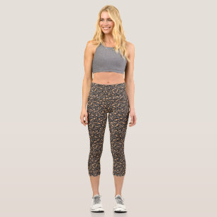 Classic Leopard Series Design 4 Capri Leggings
