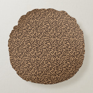 Classic Leopard Series Design 5 Round Cushion