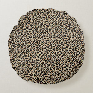 Classic Leopard Series Design 9 Round Cushion
