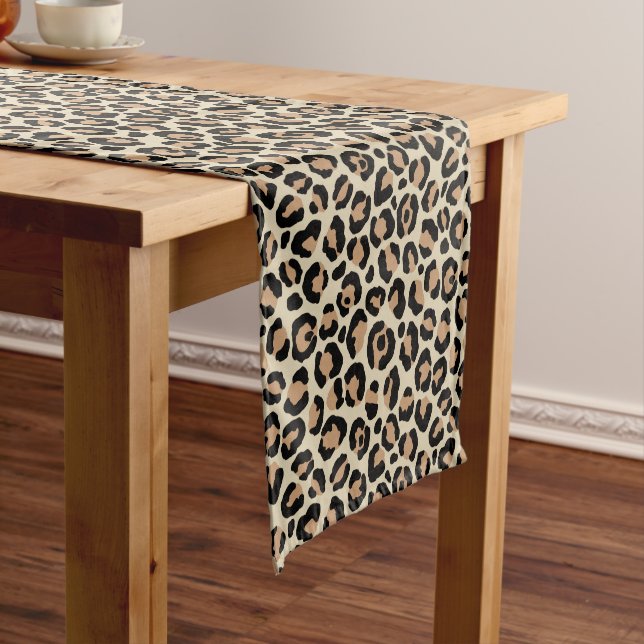 Classic Leopard Series Design 9  Short Table Runner (In Situ)