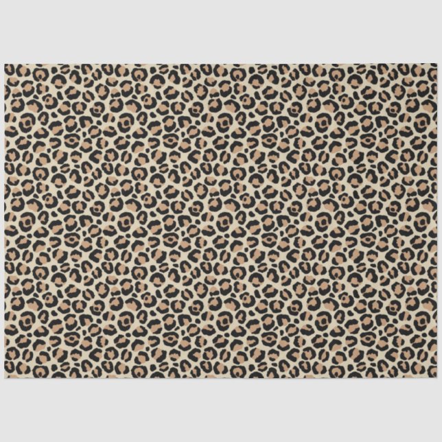 Classic Leopard Series Design 9 Tissue Paper (Front)