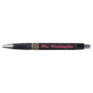 Classic leopard teacher school pen gift