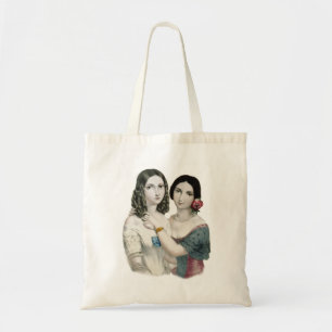 Classic Lesbian Couple Valentine's Day Tote Bag