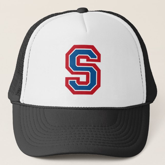 Classic Letter 'S' Trucker Hat (Front)