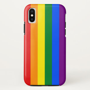 Classic LGBTQ Rainbow Pride Flag iPhone X Case