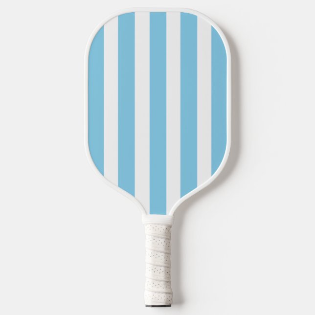  Classic Light Blue White Pickleball Paddle (Front)