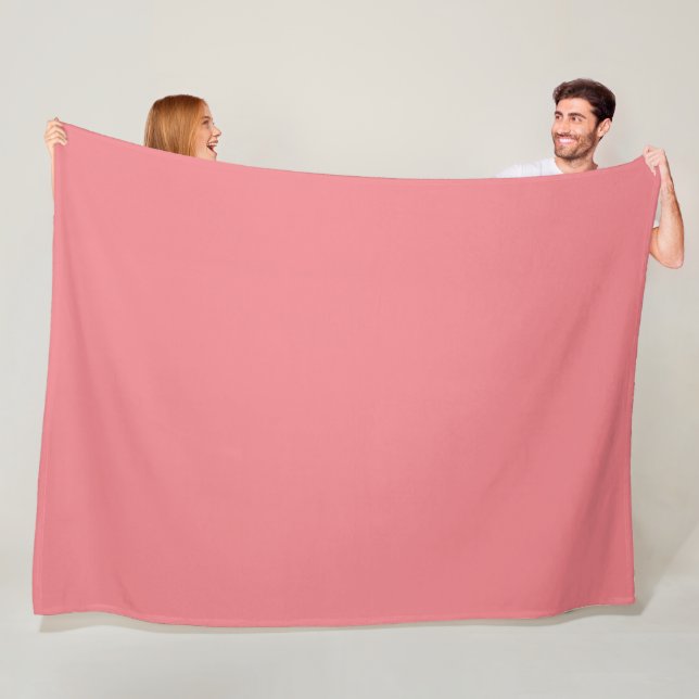 CLASSIC LIGHT PINK FLEECE BLANKET (In Situ)