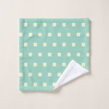 Classic Light Teal Square Pattern
