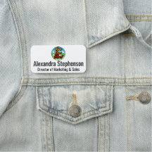 Classic Logo Above Custom Personalised Business