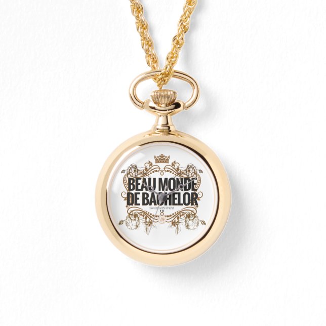 Classic Logo Watch: Beau Monde De Bachelor Watch (Front)