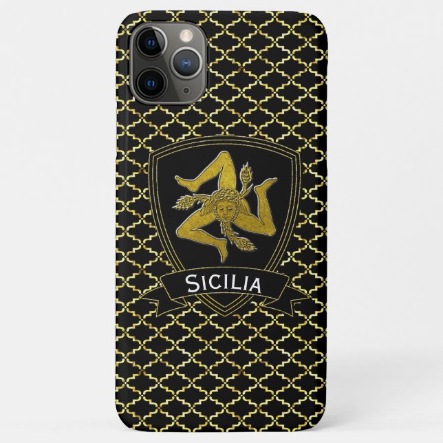 Classic Look Sicilian Trinacria Case-Mate iPhone Case (Back)